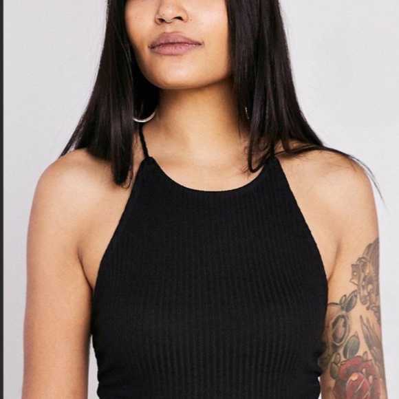 Silence + Noise Strappy Back Cut Out Ribbed Dress - Picture 2 of 6